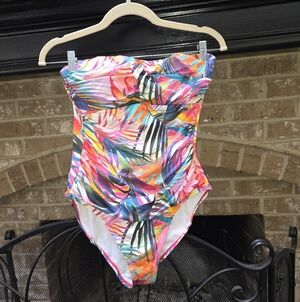 Lauren By Ralph Lauren' Tropical Print One-Piece Swimsuit - Multicolor